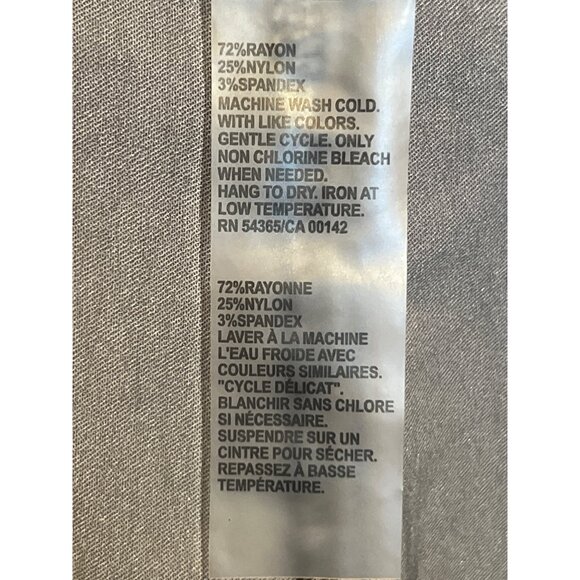 Allison Daley Petite 6P Women's Black & Pink Patterned Trousers - Picture 9 of 11